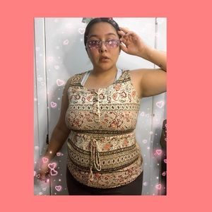 Boho tank top